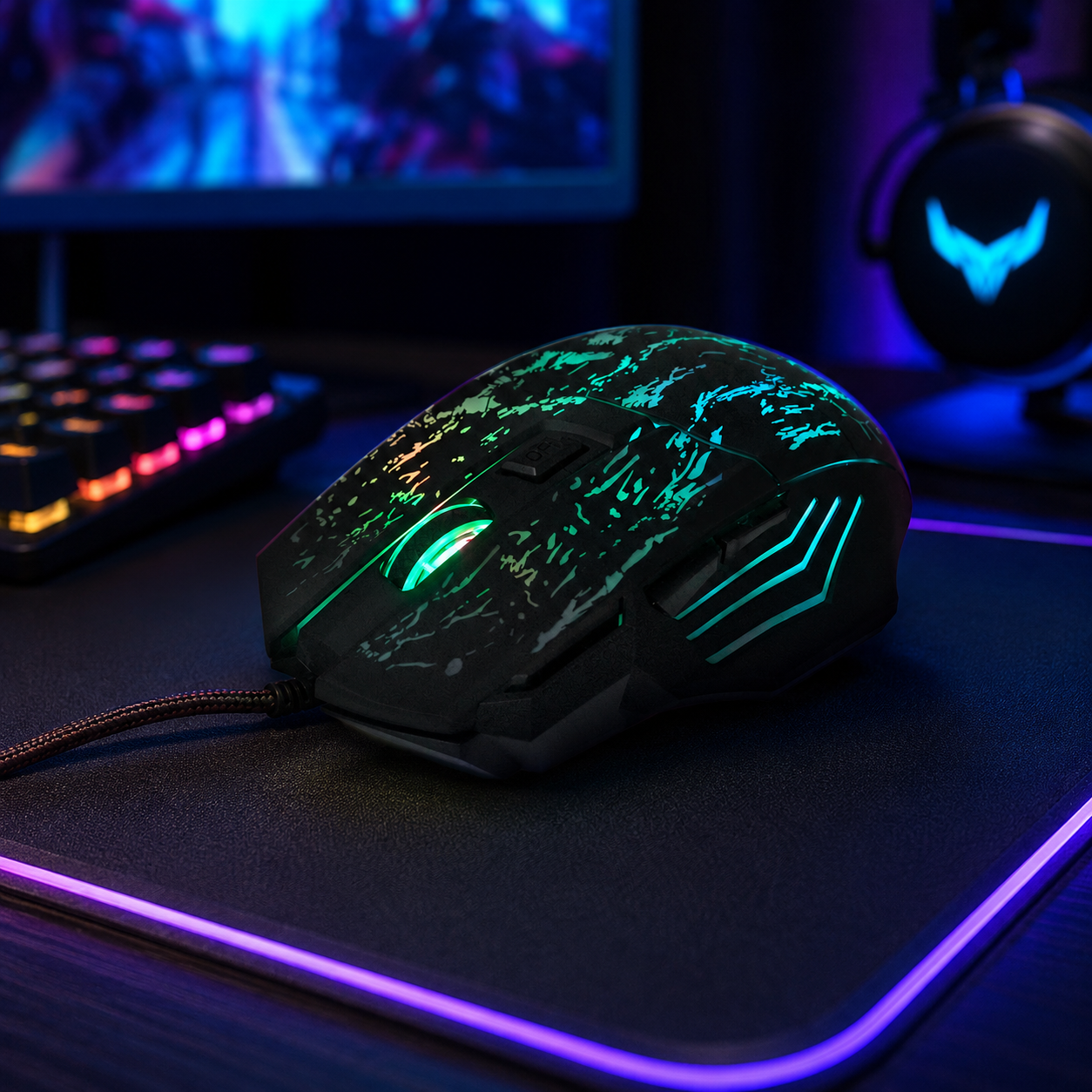 VoltTech Pro Gaming Mouse – Precision & Control