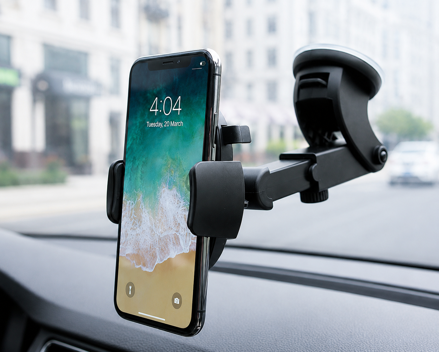 VoltTech Telescopic Car Phone Holder – Hands-Free Driving