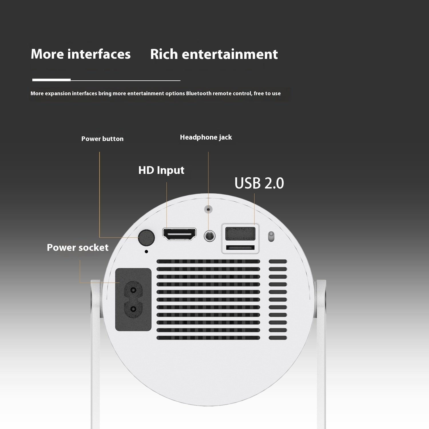 VoltTech Mini Projector – Smart Home Cinema